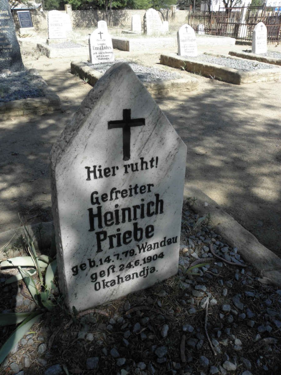 PRIEBE Heinrich 1879-1904