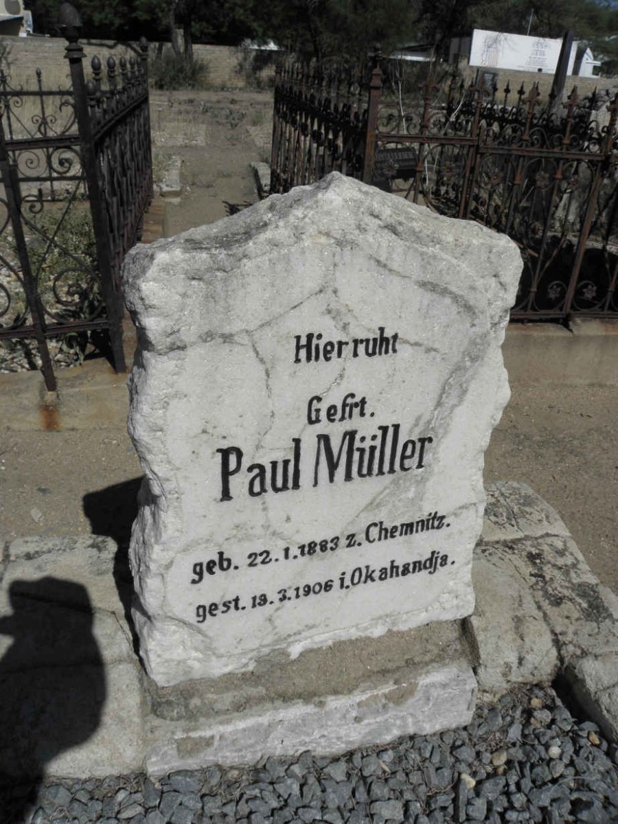 MÜLLER Paul 1883-1906