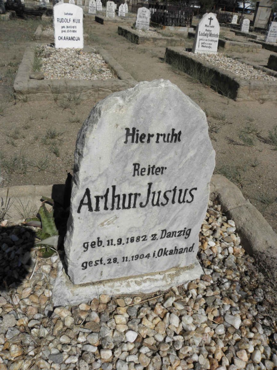 JUSTUS Arthur 1882-1904