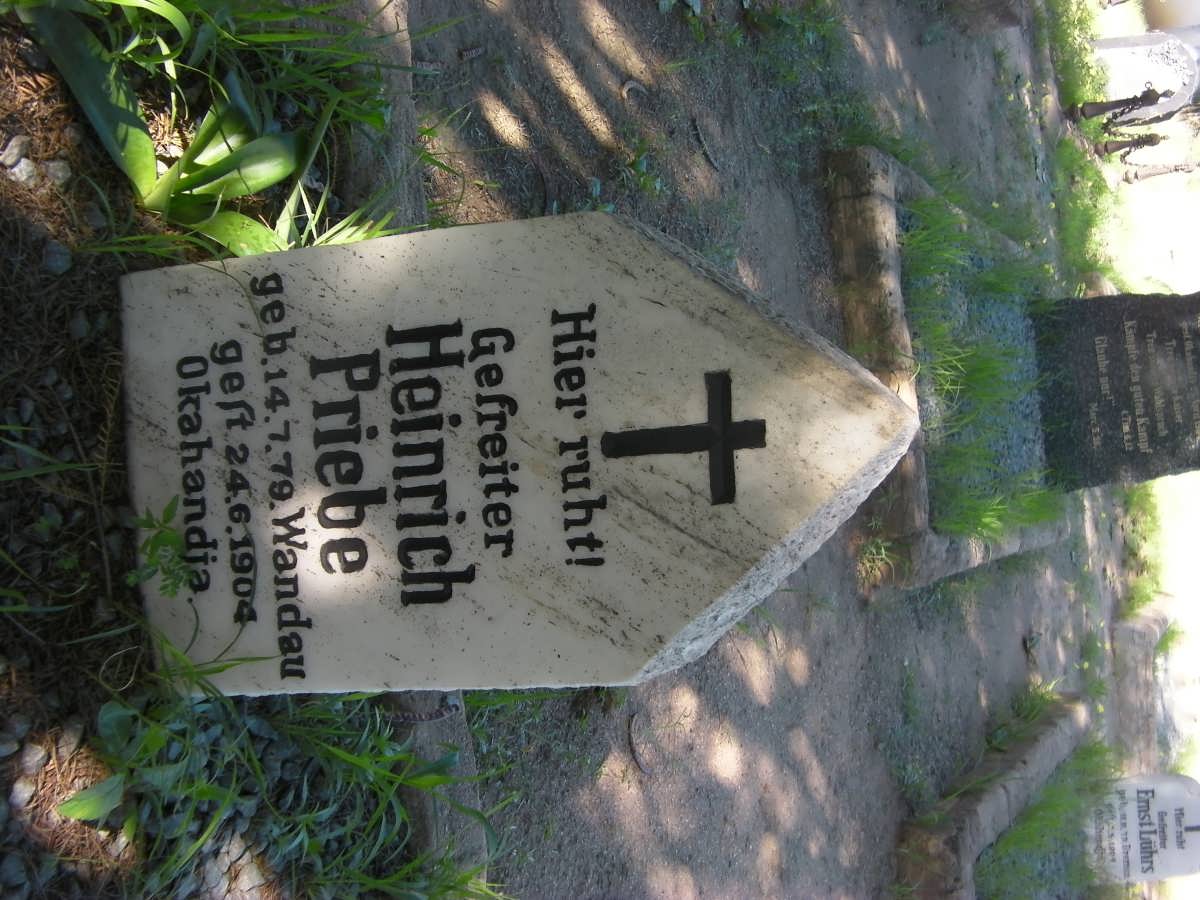 PRIEBE Heinrich 1879-1904