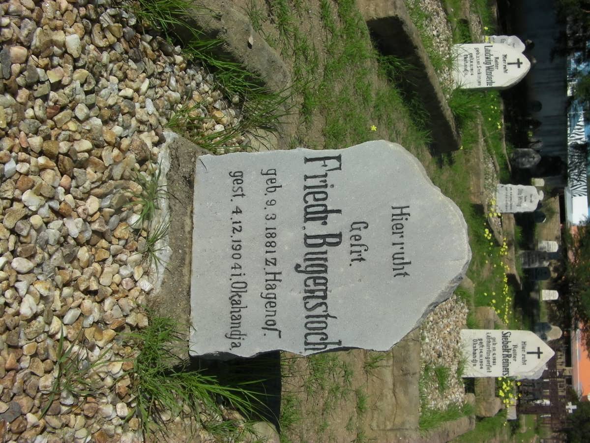 BUGENSTOCH Friedr. 1881-1904