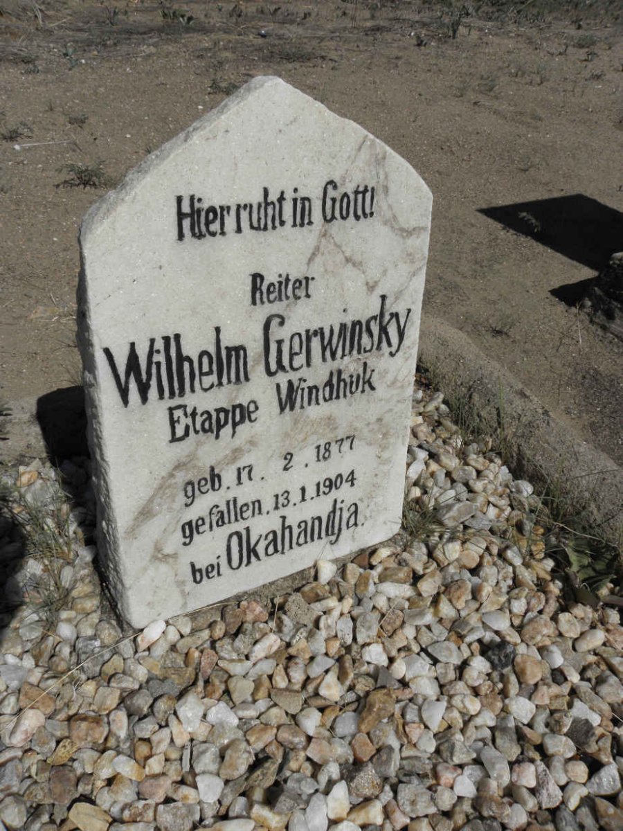 GERWINSKY Wilhelm 1877-1904