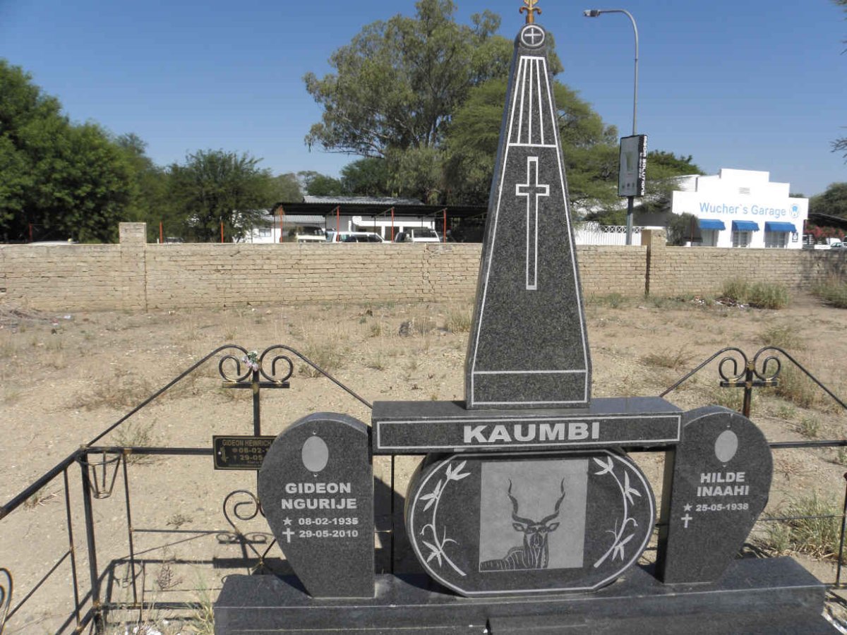 KAUMBI Gideon Ngurije 1935-2004 &amp; Hilde Inaahi 1938-