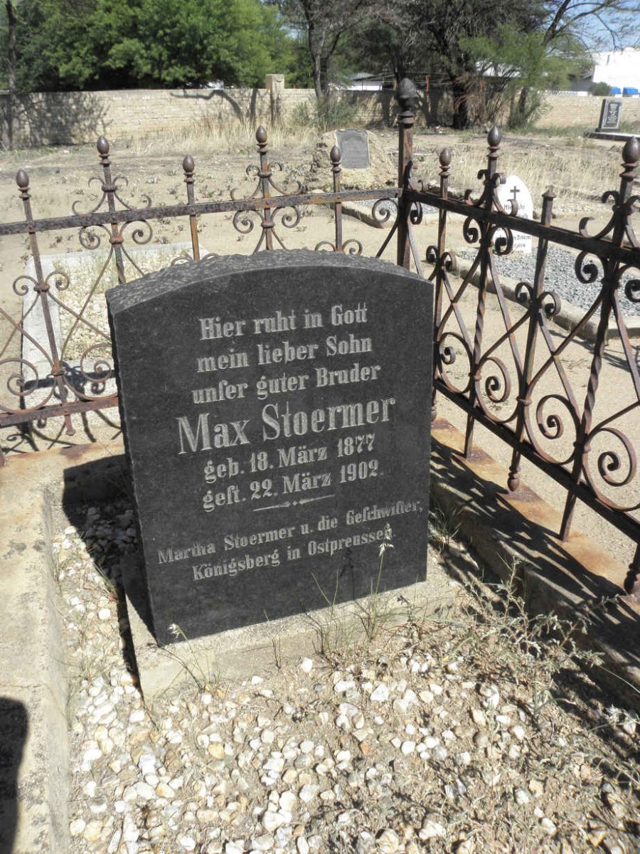 STOERMER Max 1877-1902