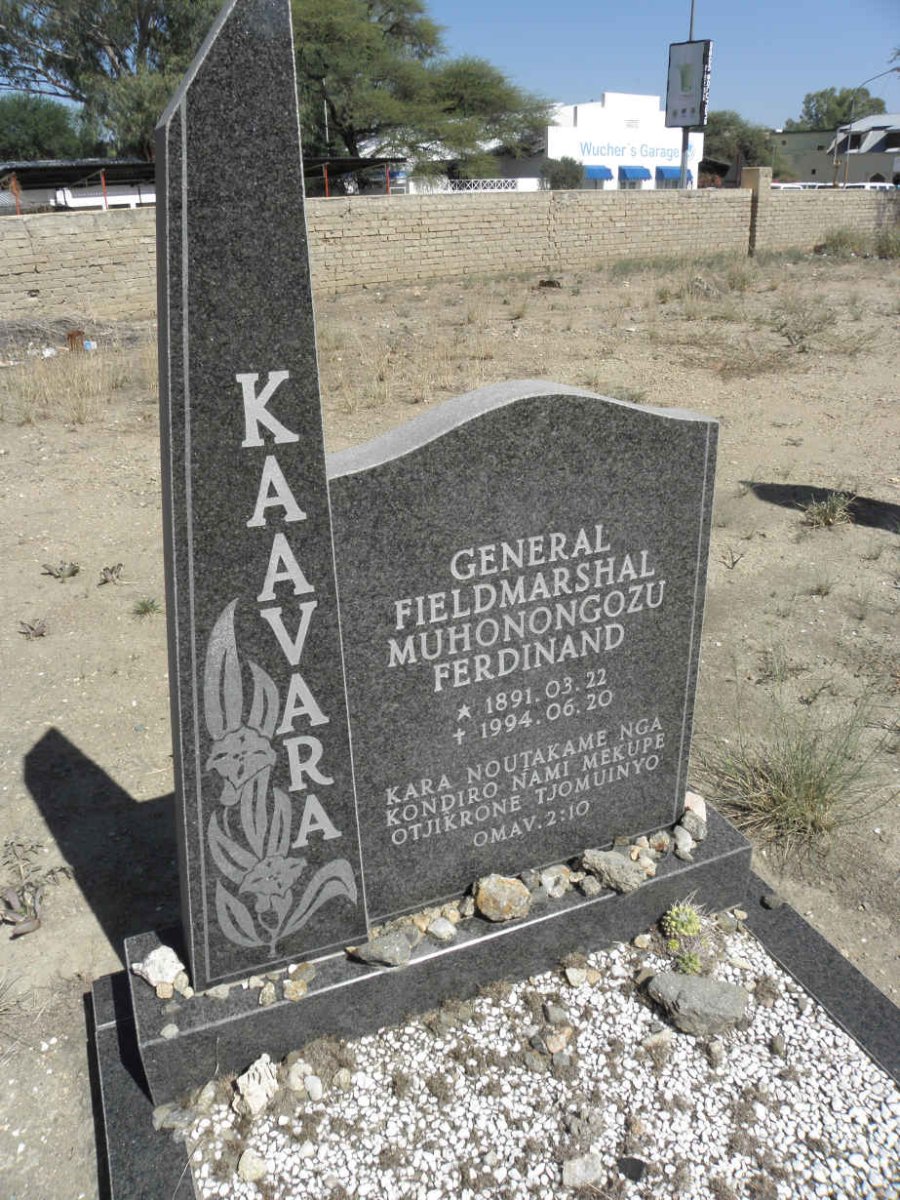 KAAVARA Muhonongoza Ferdinand 1891-1994