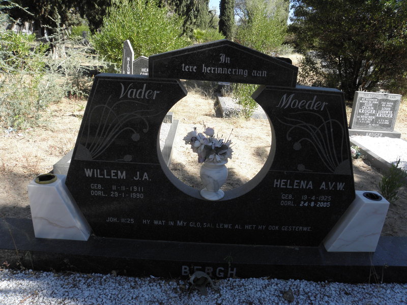 BERGH Willem J.A. 1911-1990 &amp; Helena A.V.W. 1925-2005