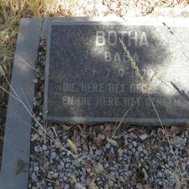 BOTHA Baba -1979