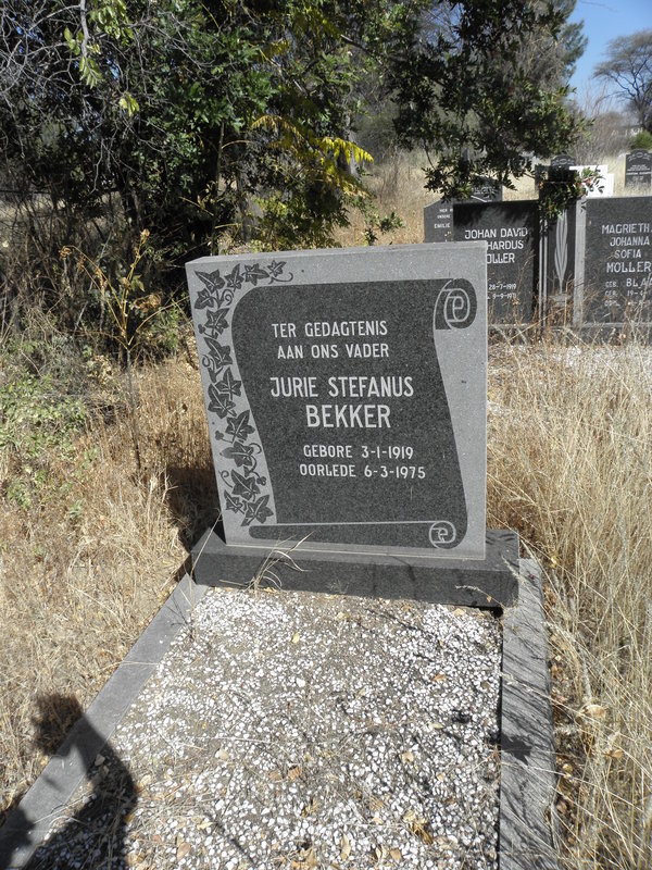 BEKKER Jurie Stefanus 1919-1975
