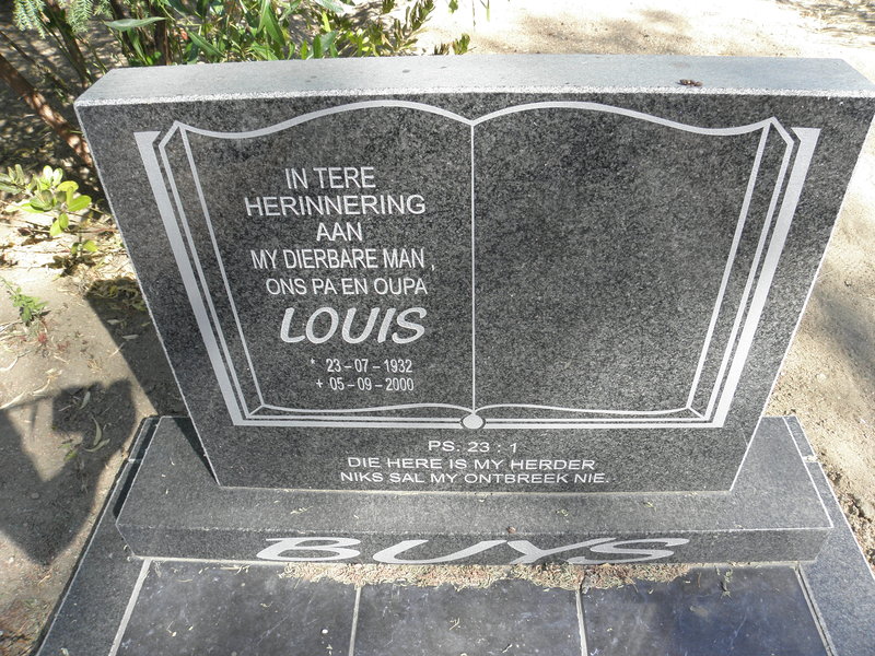 BUYS Louis 1932-2000