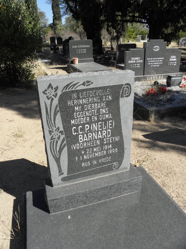BARNARD C.C.P. nee STEYN 1914-1998