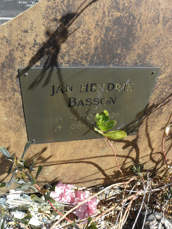 BASSON Jan Hendrik 1926-?