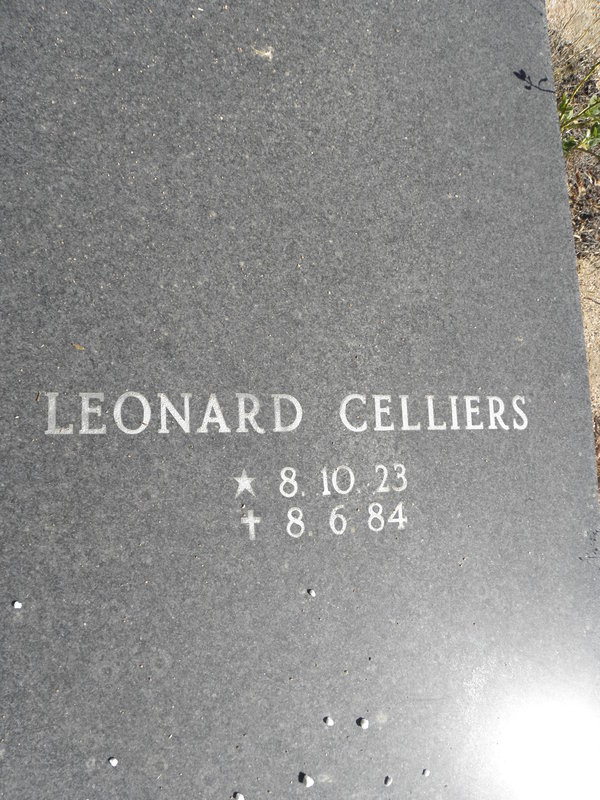 CELLIERS Leonard 1923-1984