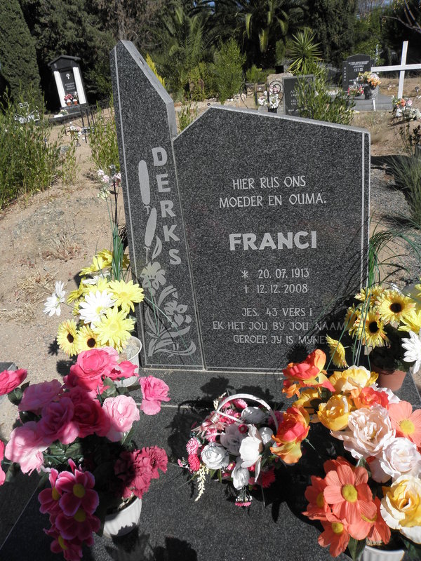 DERKS Franci 1913-2008