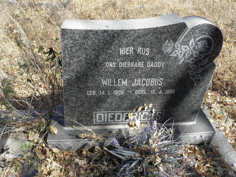 DIEDERICKS Willem Jacobus 1909-1995