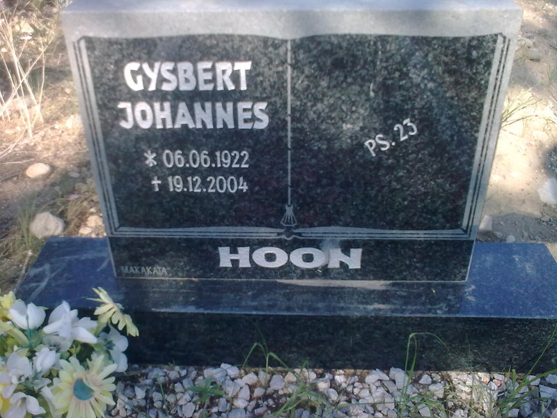 HOON Gysbert Johannes 1922-2004