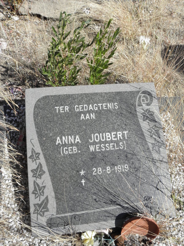 JOUBERT Anna nee WESSELS 1919-