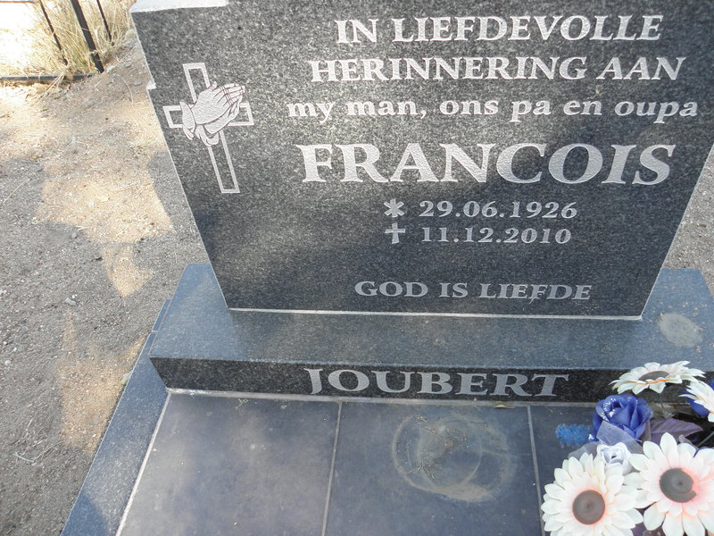 JOUBERT Francois 1926-2010