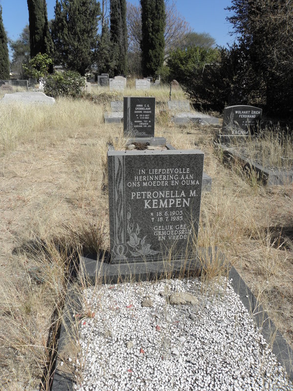 KEMPEN Petronella M. 1905-1985