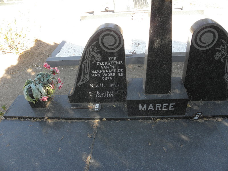 MAREE P.J.H. 1911-1997