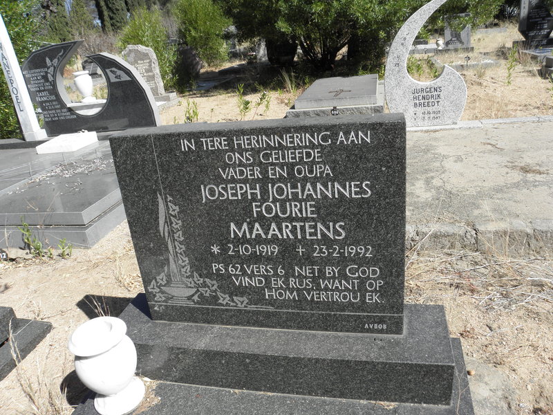 MAARTENS Joseph Johannes Fourie 1919-1992