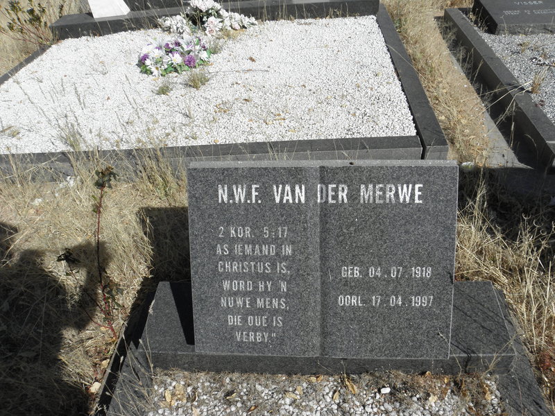 MERWE N.W.F., van der 1918-1997