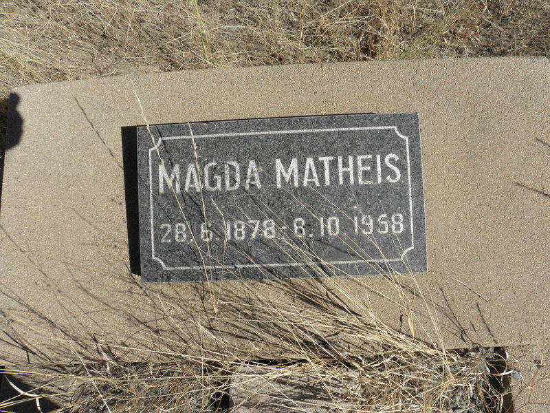 MATHEIS Magda 1878-1968