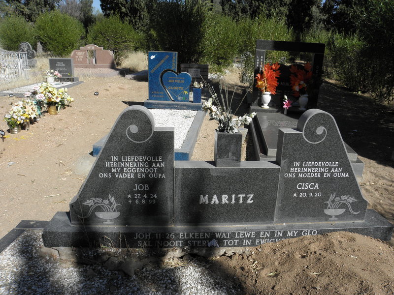 MARITZ Job 1924-1999 &amp; Cisca 1920-