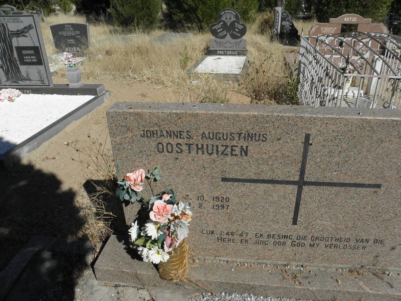 OOSTHUIZEN Johannes Augustinus 1920-1997