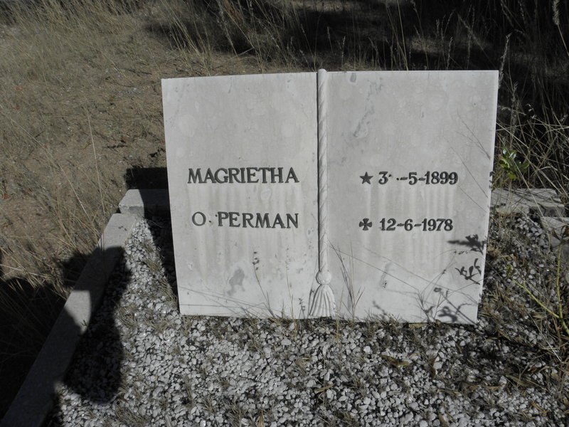 OPPERMAN Magrietha 1899-1978
