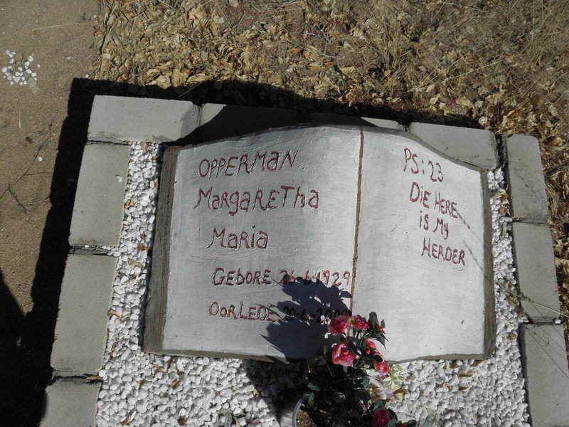 OPPERMAN Margaretha Maria 1929-2000