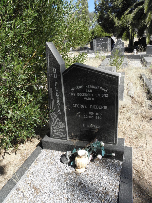PLESSIS George Diederik, du 1918-1992