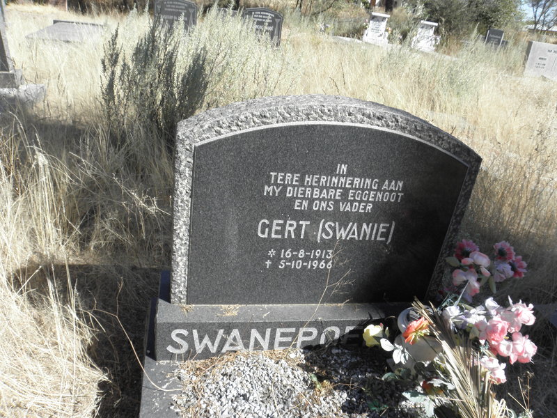SWANEPOEL Gert 1913-1966