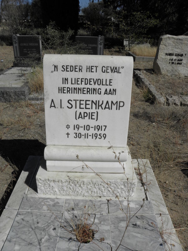 STEENKAMP A.I. 1917-1959