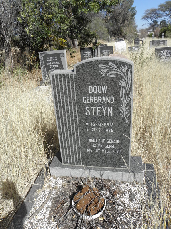 STEYN Douw Gerbrand 1907-1976