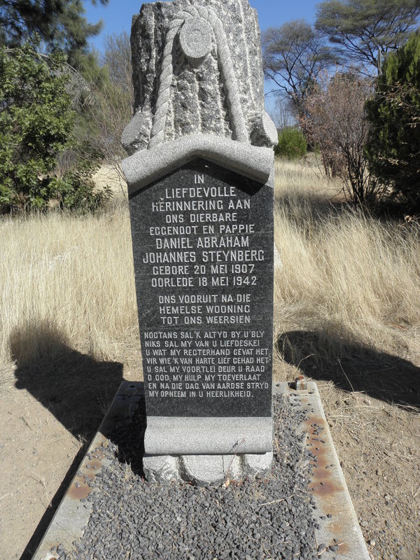 STEYNBERG Daniel Abraham Johannes 1907-1942