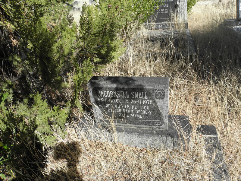 SMALL Jacobus J.L. 1920-1978