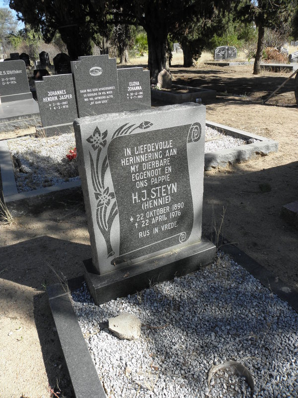 STEYN H.J. 1890-1976