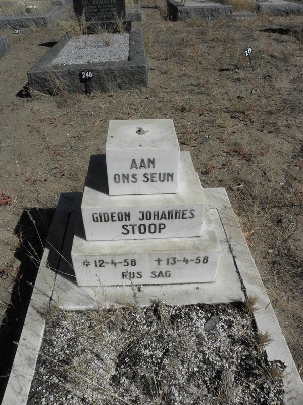STOOP Gideon Johannes 1958-1958