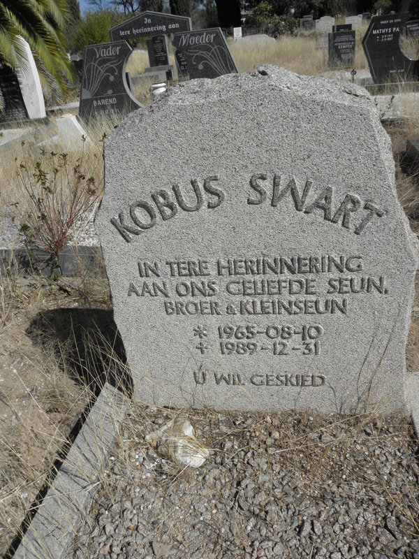 SWART Kobus 1965-1989