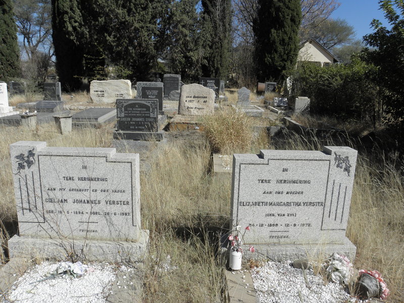 VERSTER Gieljam Johannes 1894-1957 &amp; Elizabeth Margaretha VAN ZYL 1898-1972