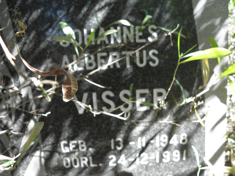 VISSER Johannes Albertus 1948-1991