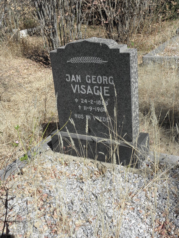 VISAGIE Jan Georg 1888-1964