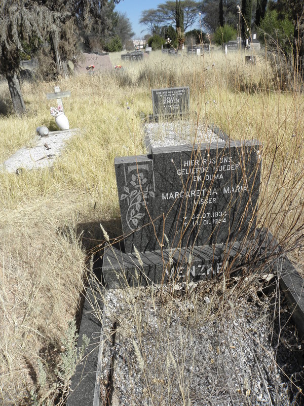 VENTZKE Margaretha Maria nee VISSER 1934-1994