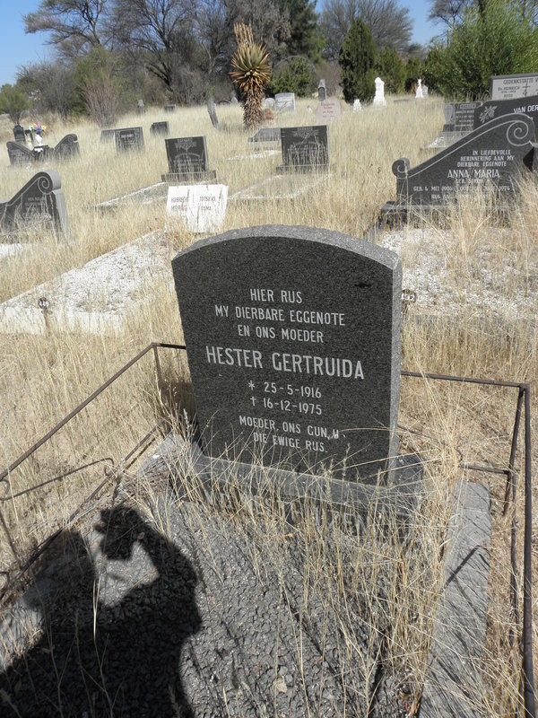 WESTHUIZEN Hester Gertruida, v. d. 1916-1975
