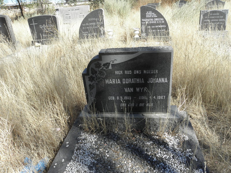 WYK Maria Dorathia Johanna, van 1905-1967