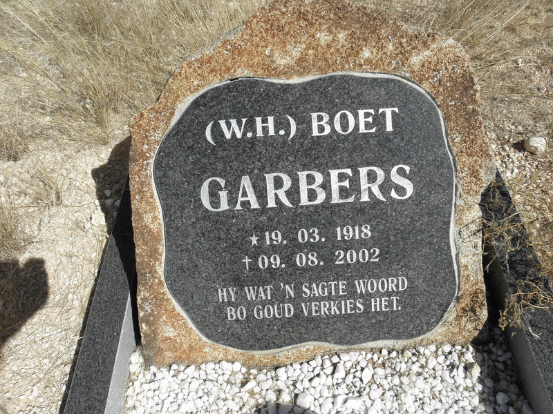 GARBERS W.H. 1918-2002