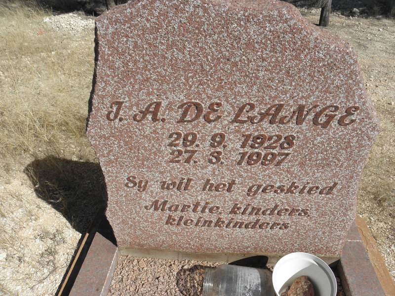 LANGE J.A., de 1928-1997