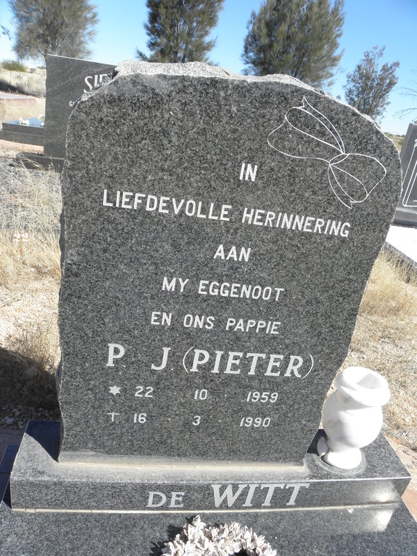 WITT P.J., de 1959-1990