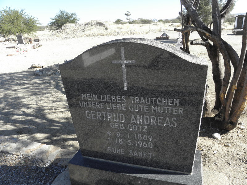 ANDREAS Gertrud nee GOTZ 1889-1960