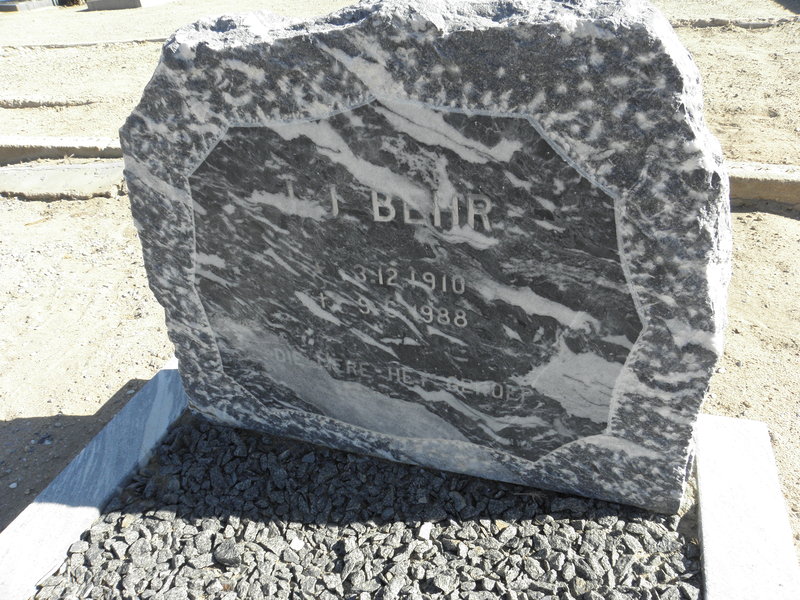 BEHR J.J. 1910-1988